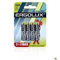 Ergolux  Alkaline LR03 BL 3+1(FREE) (LR03 BL3+1, батарейка,1.5В) (4шт. в уп-ке)