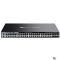 TP-Link SG6654X Стекируемый управляемый коммутатор 3-го уровня Omada с 48 гигабитными портами и 6 портами SFP+