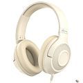 RITMIX RH-544TV Beige {Наушники. 40 мм, 20-20000 Гц, 32 Ом, 99 дБ ± 3 дБ, 5 м, пластик}