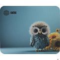 Коврик для мыши Cactus Owl blue 220x180x2мм (CS-MPC-P07XS)