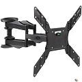 Arm Media COBRA-45 черный 22"-65" макс.45кг настенный поворотно-выдвижной и наклонный
