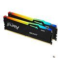 Kingston DDR5 DIMM 64GB 6000MT/s CL36 (Kit of 2) FURY Beast RGB KF560C36BBE2AK2-64