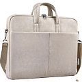 Defender Сумка для ноутбука Solid  15.6" PU кожа, бежевый, карман (26126)