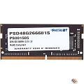 Patriot DDR4 SODIMM 8Gb 2666MHz PSD48G266681S RTL PC3-21300 CL19  260-pin 1.2В single rank