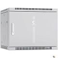 Cabeus SH-05F-9U60/45m Шкаф телекоммуникационный настенный 19" 9U 600x450x501mm (ШхГхВ) дверь металл, цвет серый