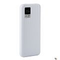 Perfeo Powerbank WATERFALL 10000 mAh/LED дисплей/PD + QC 3.0/Type-C/2 USB/Выход: 5A, max 22.5WWhite (PF_E1468)