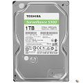 HDD 1Tb TOSHIBA S300 Surveillance 5400rpm 64Mb SATA3 3,5" HDWV110UZSVA"