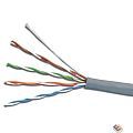 Exegate EX289281RUS Кабель ExeGate UTP4-C5e-CU-S25-IN-LSZH-GR-305 UTP 4 пары кат.5e медь, 25AWG, LSZH, бухта 305м, серый