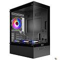 Ginzzu CL475 mATX FAN 3*12LC4 передняя панель Стекло