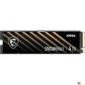Твердотельный накопитель SSD MSI M.2 4TB PCIe 4.0 NVMe  SPATIUM M461