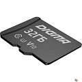 Флеш карта microSDHC 32GB Digma CARD10 V10 + adapter (DGFCA032A01)