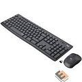920-009807 Logitech Клавиатура + мышь MK295 с поддержкой SilentTouch оригинальная заводская гравировка RU/LAT