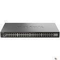 D-Link DGS-1210-52X/ME/C1A Управляемый L2 коммутатор с 48 портами 10/100/1000Base-T и 4 портами 10GBase-X SFP+