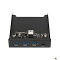 Gembird Планка USB 3.0 на переднюю панель 3.5, 3 порта USB и 1 порт Type-C (FP3.5-USB3-3A1C)