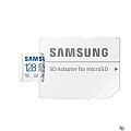 Micro SecureDigital 128GB Samsung Class 10 Evo Plus A2 V30 UHS-I  (R/W  90/160 MB/s) + SD адаптер
