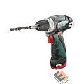 Metabo PowerMaxx BS Безударная дрель-шуруповерт [600080500] { 10.8В 2х2.0,LC40,патр.,кейс, вес 0.8 кг }