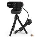 ExegateEX294484RUS Веб-камера ExeGate Stream C925 Wide FullHD T-Tripod (1920х1080, 1080P, USB, микрофон, поворотное крепление, кабель 1,5 м, Win