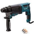 Makita HR2630 Перфоратор,SDS+, [HR2630] {800Вт,3реж,2.9Дж,0-4600у\м,2.9кг,чем}
