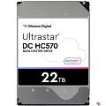 HDD WD SATA 22Tb Ultrastar DC HC570 0F48155 7200 6Gb/s 512Mb WUH722222ALE6L4