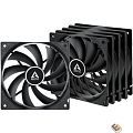 Case fan ARCTIC F12 PWM PST Value Pack (Black)  (5pc)  (ACFAN00250A)