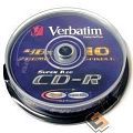 VERBATIM Диски CD-R 80 52x  CB/10  (43437)