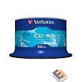 Verbatim  Диски CD-R  50 шт. 48/52-x 700Mb, Cake Box  (43351)