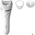 PHILIPS BRE700/01 Эпилятор  2 скорости, широкая головка, Wet&Dry, беспроводной, opti light, 2 аксессуара
