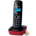 Panasonic KX-TG1611RUR (красный) {АОН, Caller ID,12 мелодий звонка,подсветка дисплея,поиск трубки}