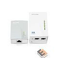 TP-Link TL-WPA4220KIT AV600 Комплект N300 Wi-Fi Powerline адаптеров