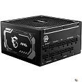 Блок питания ПК/ Power Supply MSI MAG A1000GL PCIE5, 1000W 80+ Gold (ATX, 3.1, PCIe 5.1, Full modular, 1x24(20+4)pin, 2xCPU 8(4+4)pin, 4xPCIe*2 8(6+