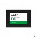 CBR SSD-001TB-2.5-LT22, Внутренний SSD-накопитель, серия "Lite", 1024 GB, 2.5", SATA III 6 Gbit/s, SM2259XT, 3D TLC NAND, R/W speed up to 550/520 MB/s