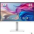 MSI Modern 27" MD272UPHW белый {IPS 3840x2160 60Hz 4ms HDR400 1000:1 400cd 178/178 2xHDMI DisplayPort 3xUSB USB-C(98W) 2x3W HAS Pivot}