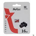 Micro SecureDigital 16GB Netac P500 ECO   (без SD адаптера)