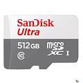 Micro SecureDigital 512GB SanDisk microSDXC Class 10 Ultra UHS-I A1 100MB/s