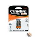 Camelion   AAA- 600mAh Ni-Mh BL-2 (NH-AAA600BP2, аккумулятор,1.2В) (2 шт. в уп-ке)