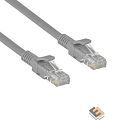 Exegate EX282015RUS Патч-корд медный UTP-RJ45-RJ45-5e-CU-10M-GY, UTP, cat.5e, 10м, серый