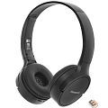 Наушники Panasonic RB-HF420BGEK, Bluetooth/USB, накладные, черный