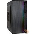 Exegate EX287884RUS ExeGate mEVO-9302-RGB-500W-12 (mATX, БП 500NPX с вент. 12см, 2*USB+1*USB3.0, HD аудио, черный с RGB подсветкой)