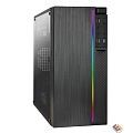 Exegate EX296070RUS Корпус Minitower ExeGate mEVO-9301-EVO800 (mATX, БП EVO800RGB с вент. 12см, с окном, 2*USB+1*USB3.0, HD аудио, черный, с RGB 