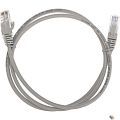 Rexant (02-0100-1) Патч-корд U/UTP, CAT 5e, RJ45-RJ45, 26AWG, LSZH, серый, 1м