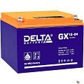 Delta GX 12-24 (24 А\ч, 12В) свинцово- кислотный аккумулятор