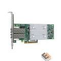 QLogic 32Gb Dual Port FC HBA, PCIe Gen3 x8, SR LC multi-mode optic (QLE2742-SR-CK)