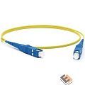 Hyperline FC-S2-9-SC/­UR-SC/­UR-H-1M-LSZH-YL Патч-корд волоконно-оптический (шнур) SM 9/­125 (OS2), SC/­UPC-SC/­UPC, 2.0 мм, simplex, LSZH, 1 м