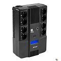 ИБП Бастион SKAT-UPS 1000-AID-IN-1x9-8 {Line-interactive, 1000/600Вт, LCD-дисплей, USB/ RJ-45, АКБ 1х 9Ач, сверху 