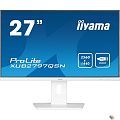 LCD IIYAMA 27" XUB2797QSN-W2 белый {IPS 2560x1440 100Hz 1ms 300cd HDMI DisplayPort(in+out) USB3.2 USB-C3.2(65W) USB-C3.2(15W) RJ-45 2x2W HAS Pivot}
