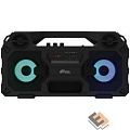 RITMIX SP-690B black {Jack 6.3 мм c функцией ЭХО, дисплей: LED, эквалайзер, RGB-подсветка, до 8 часов, 2000 мАч, 7.4 В, microUSB DC 5В 2A, 46 ? 24.3 