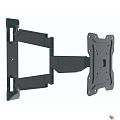 Wize [WA43] для дисплеев 17-43", VESA 75x75, 100x100, 200x200 мм., макс. нагрузка 35 кг, расстояние от стены 36-478 мм., наклон -3°/+12°, пово