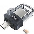 SanDisk USB Drive 256Gb Ultra Dual Drive m3.0 Grey & Silver SDDD3-256G-G46