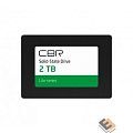 CBR SSD-002TB-2.5-LT22, Внутренний SSD-накопитель, серия "Lite", 2048 GB, 2.5", SATA III 6 Gbit/s, SM2259XT, 3D TLC NAND, R/W speed up to 550/520 MB/s, TBW (TB) 1000