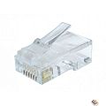 Gembird Вилка RJ-45 (8P8C) универсальная кат.6, контакты 30 микрон (100 шт.) (LC-8P8C-002)